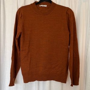 Mango Lightweight Sweater in Rust